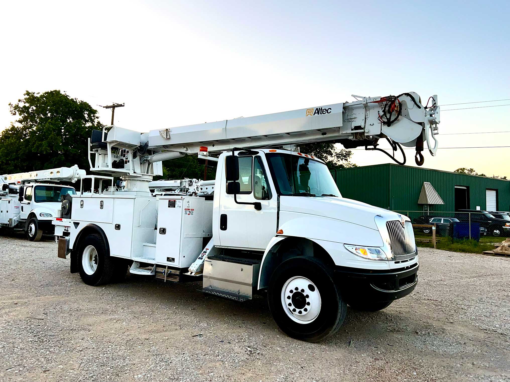 2017 International 4300 4x2, with Altec DC47-TR Digger Derrick, 55K Miles. $99,500.00