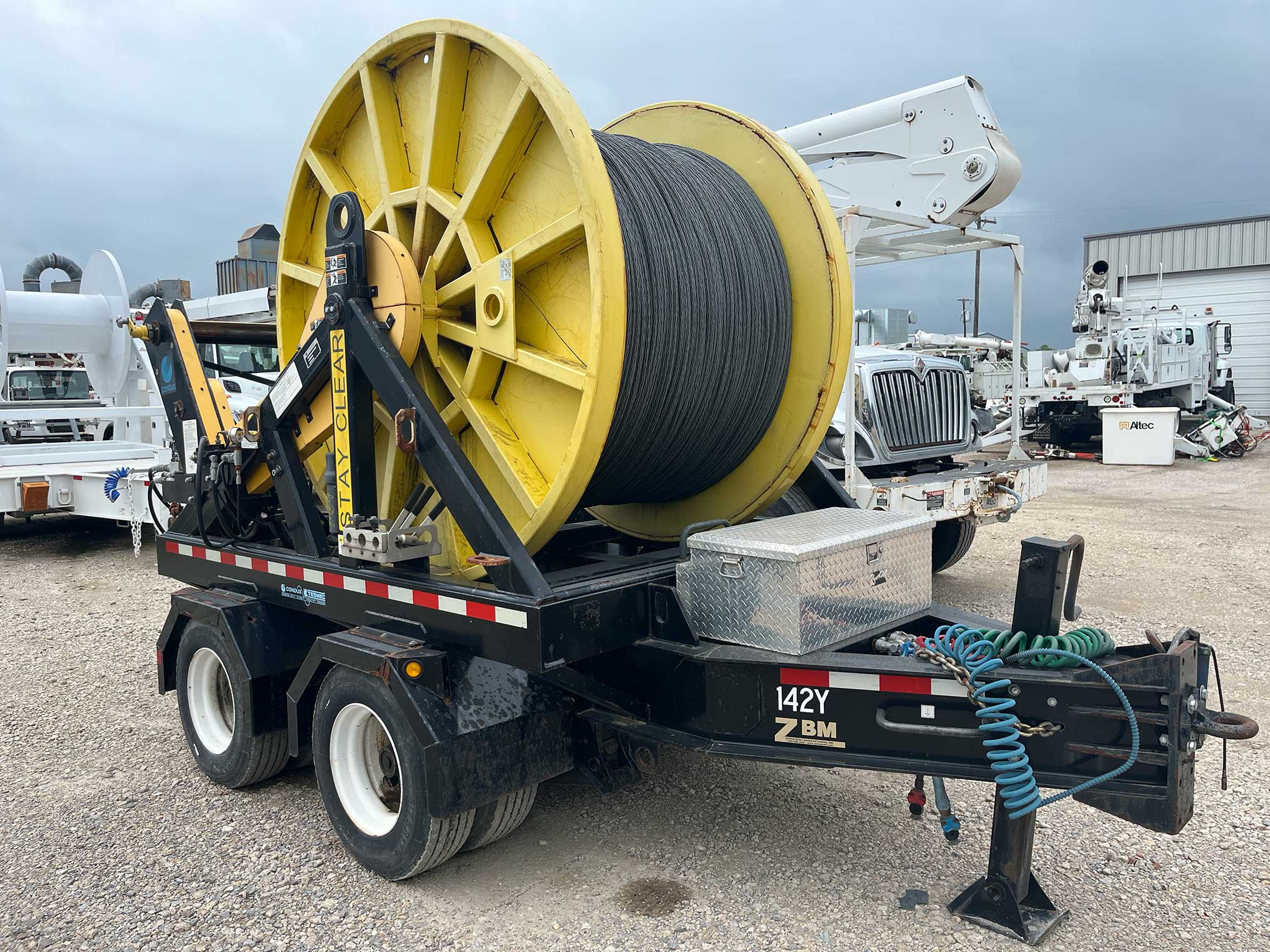 2013 Sherman+Reilly RW23 Hydraulic Reel Winder Trailer - $34,500